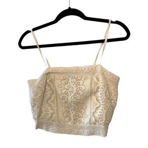 American eagle lace crop top